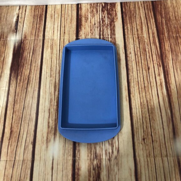 Tupperware Impressions Large Butter Cheese Keeper Bottom/Lid Sheer Blue 3672A-3 - Picture 3 of 14